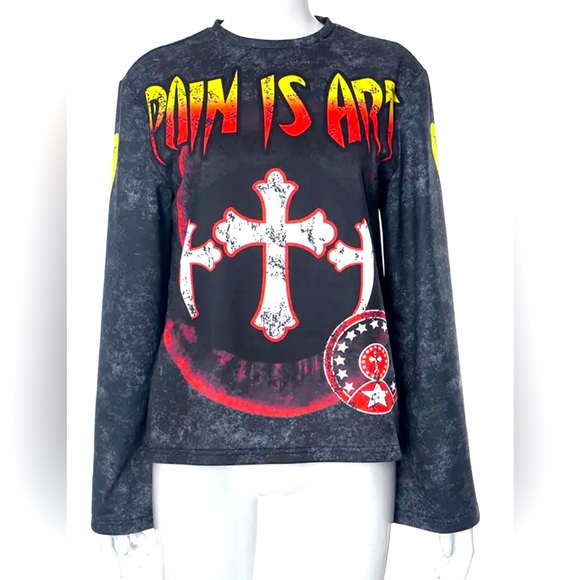 ⚡️Pain Is Art Pullover⚡️🖤 - Picture 4 of 6